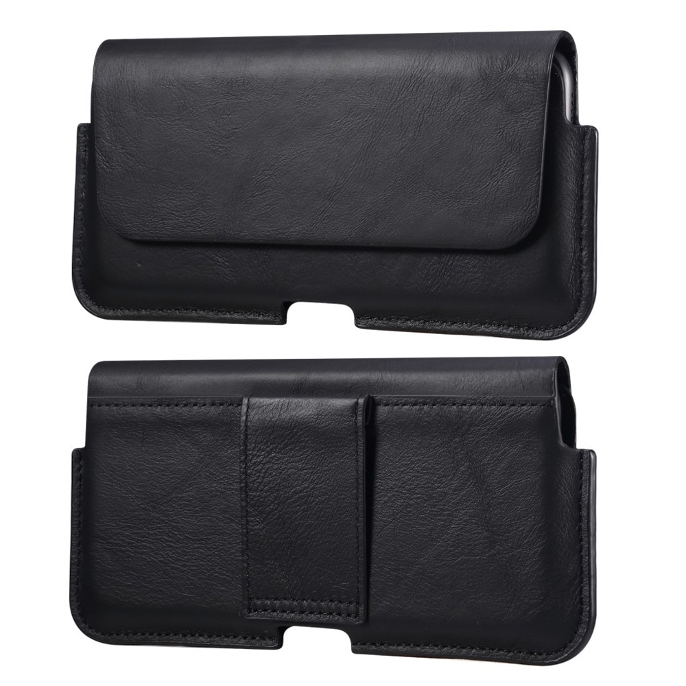 Sac-ceinture en cuir Xiaomi Redmi Note 13 Pro Plus, noir
