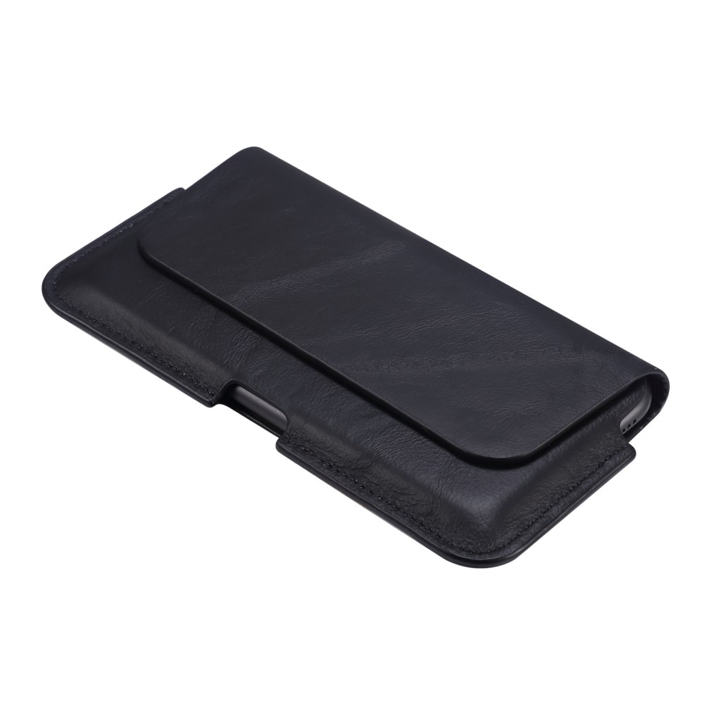 Sac-ceinture en cuir Asus Zenfone 11 Ultra, noir