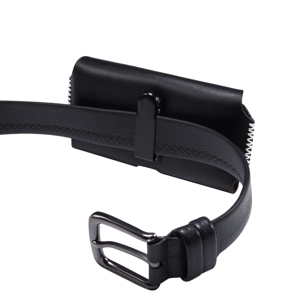 Sac-ceinture rétro pour mobile XL, noir