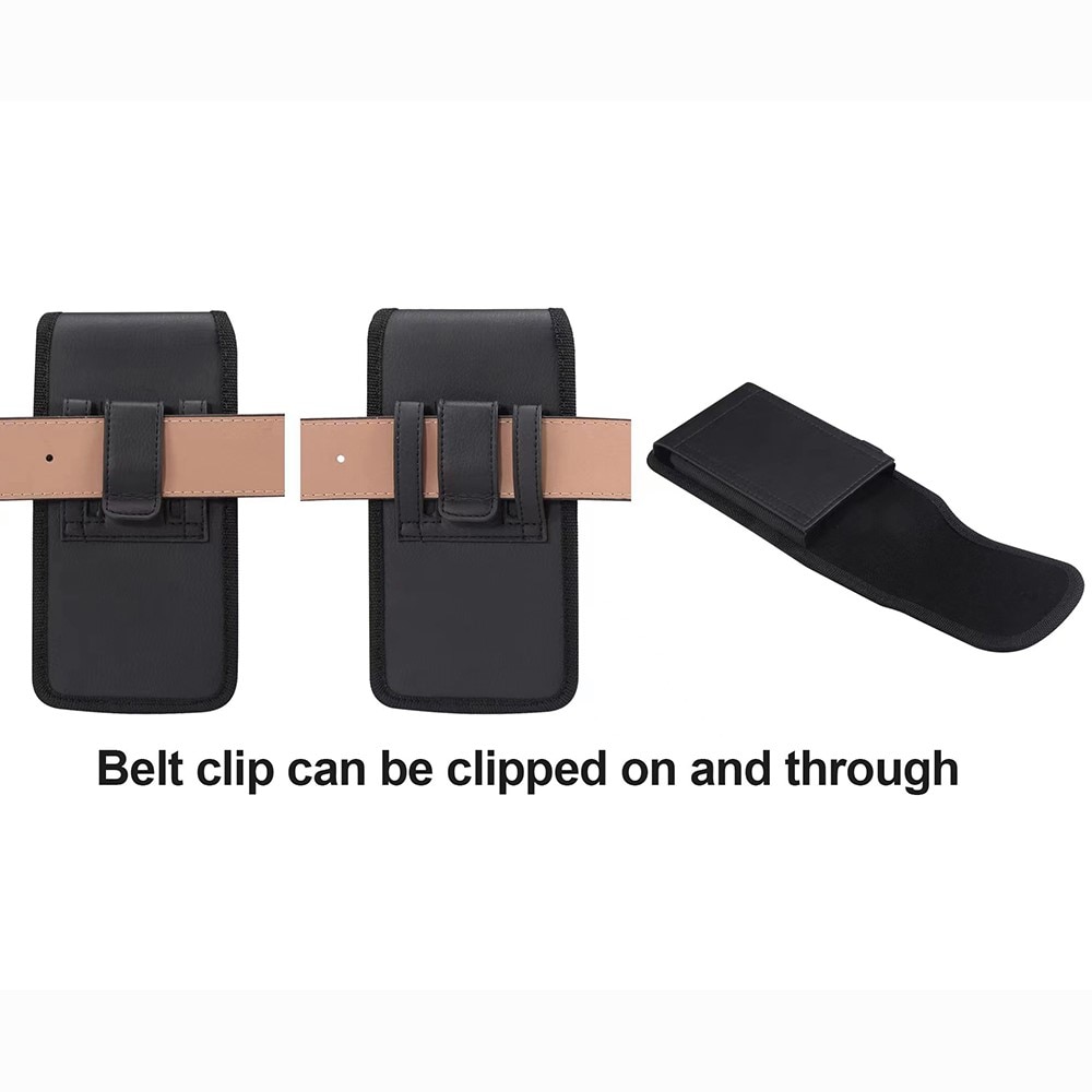 Sac-ceinture Slim pour mobile L, noir