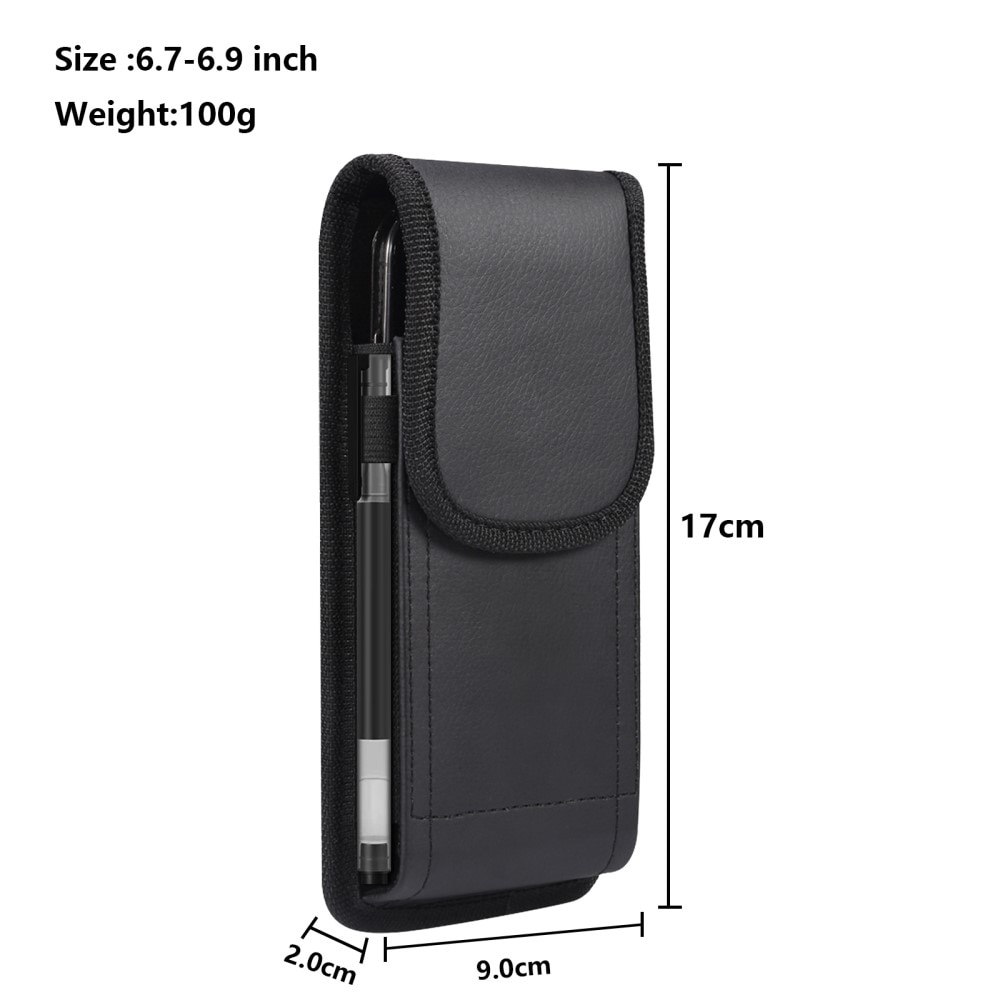 Sac-ceinture Slim pour mobile XL, noir