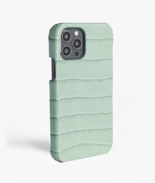 Coque iPhone 12 Pro Max Croco Vert clair