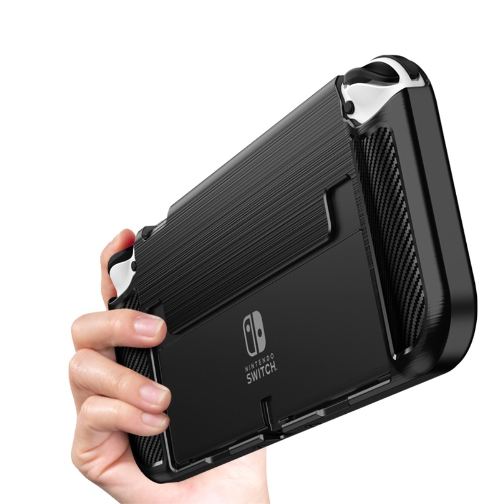 Coque Brushed TPU Case Nintendo Switch OLED Black