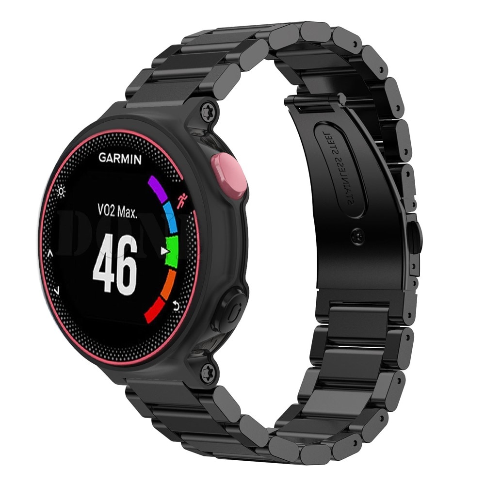 Bracelet en métal Garmin Forerunner 235/735XT Noir