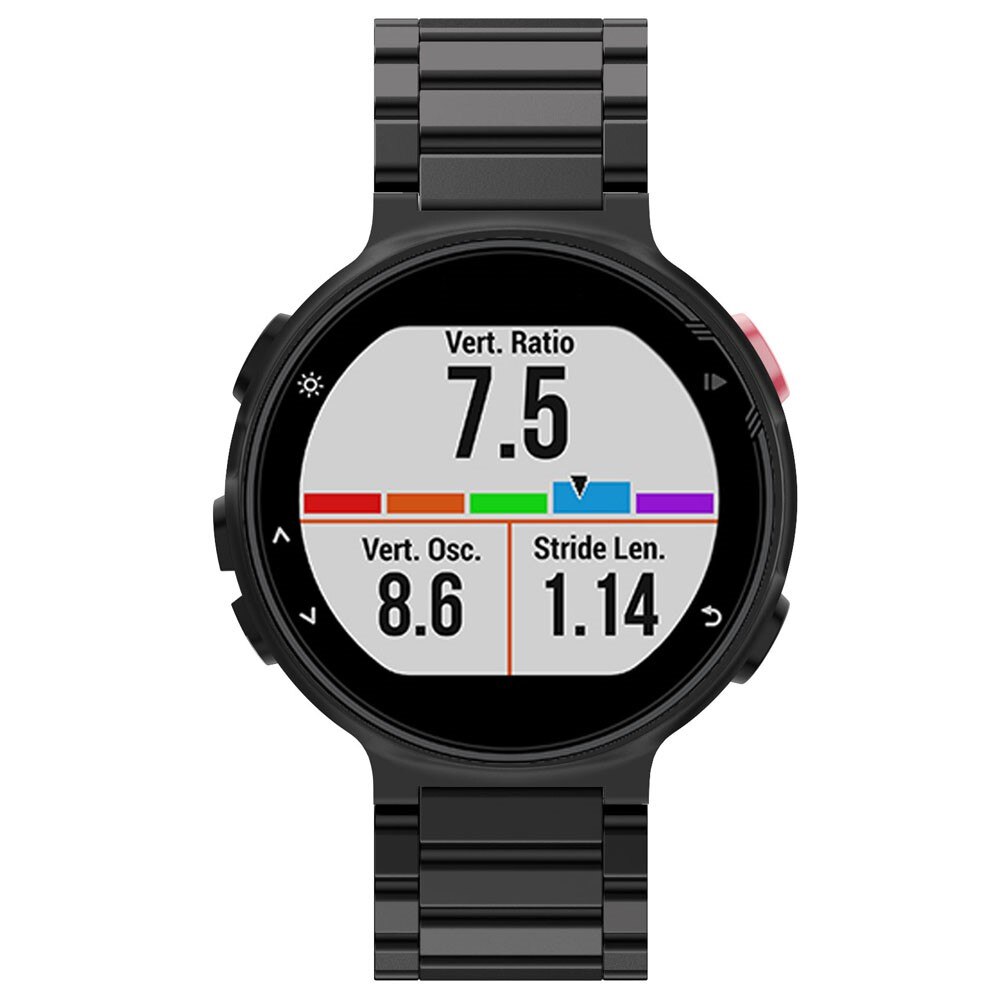 Bracelet en métal Garmin Forerunner 235/735XT Noir