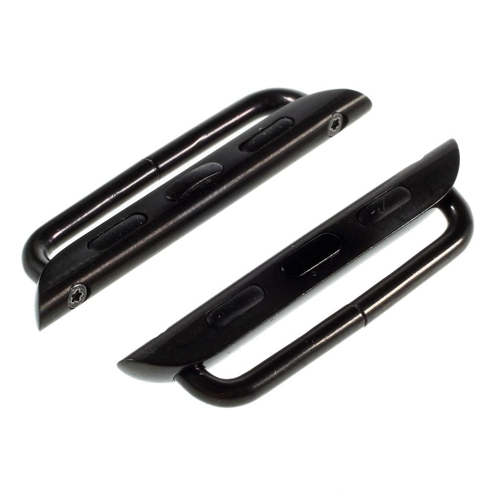 Adaptateur de Bracelet - Connecteur de Bracelet de Montre Apple Watch 42mm, noir