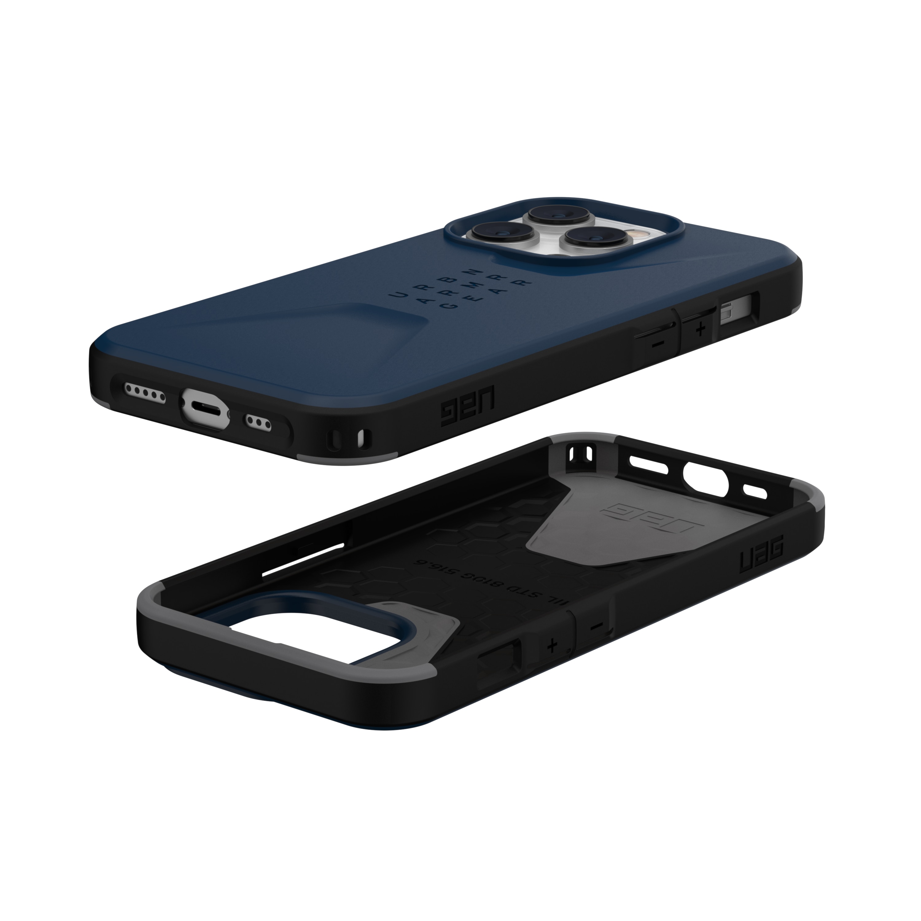 Coque Civilian Series iPhone 14 Pro Bleu