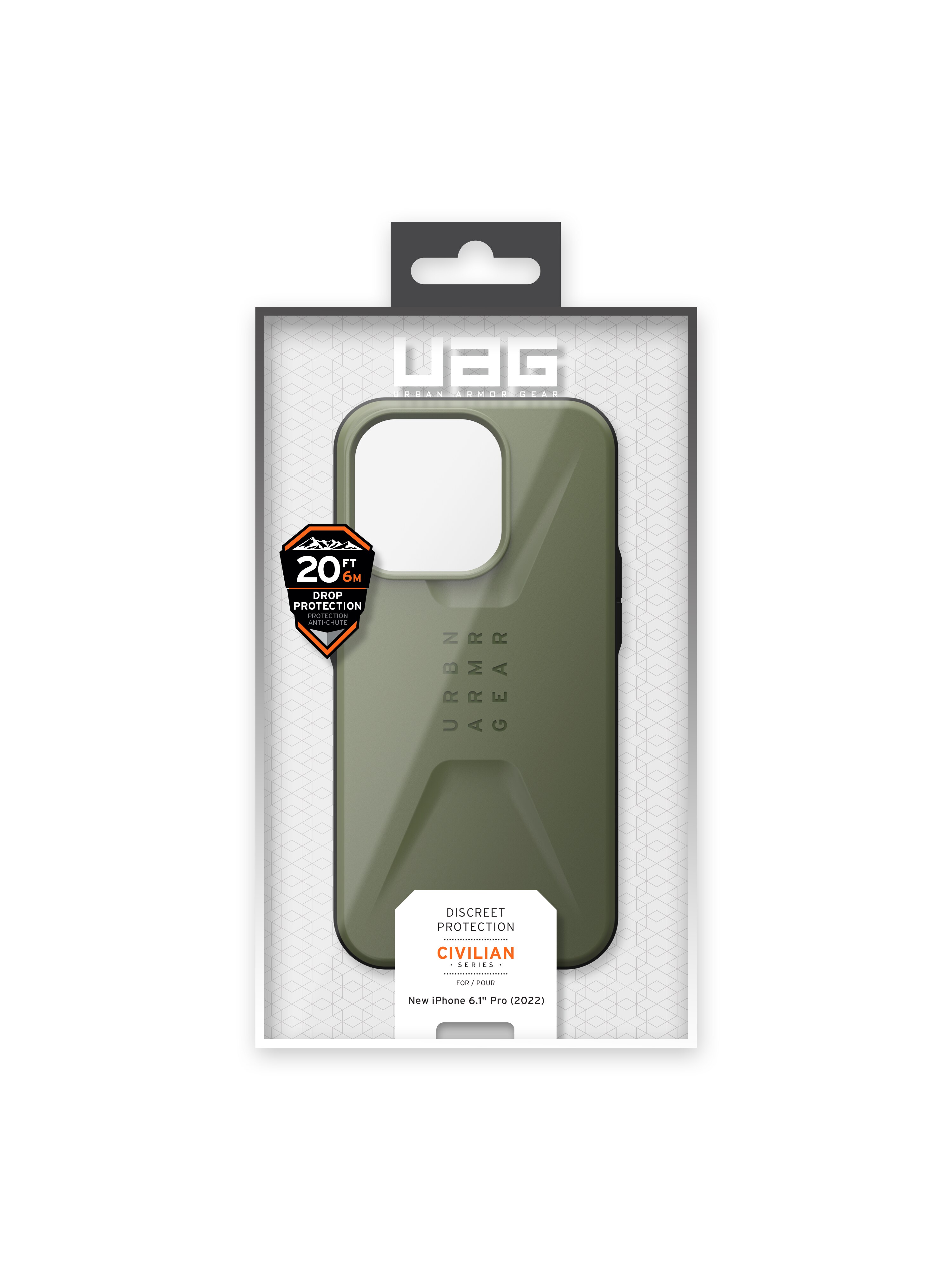 Coque Civilian Series iPhone 14 Pro Vert