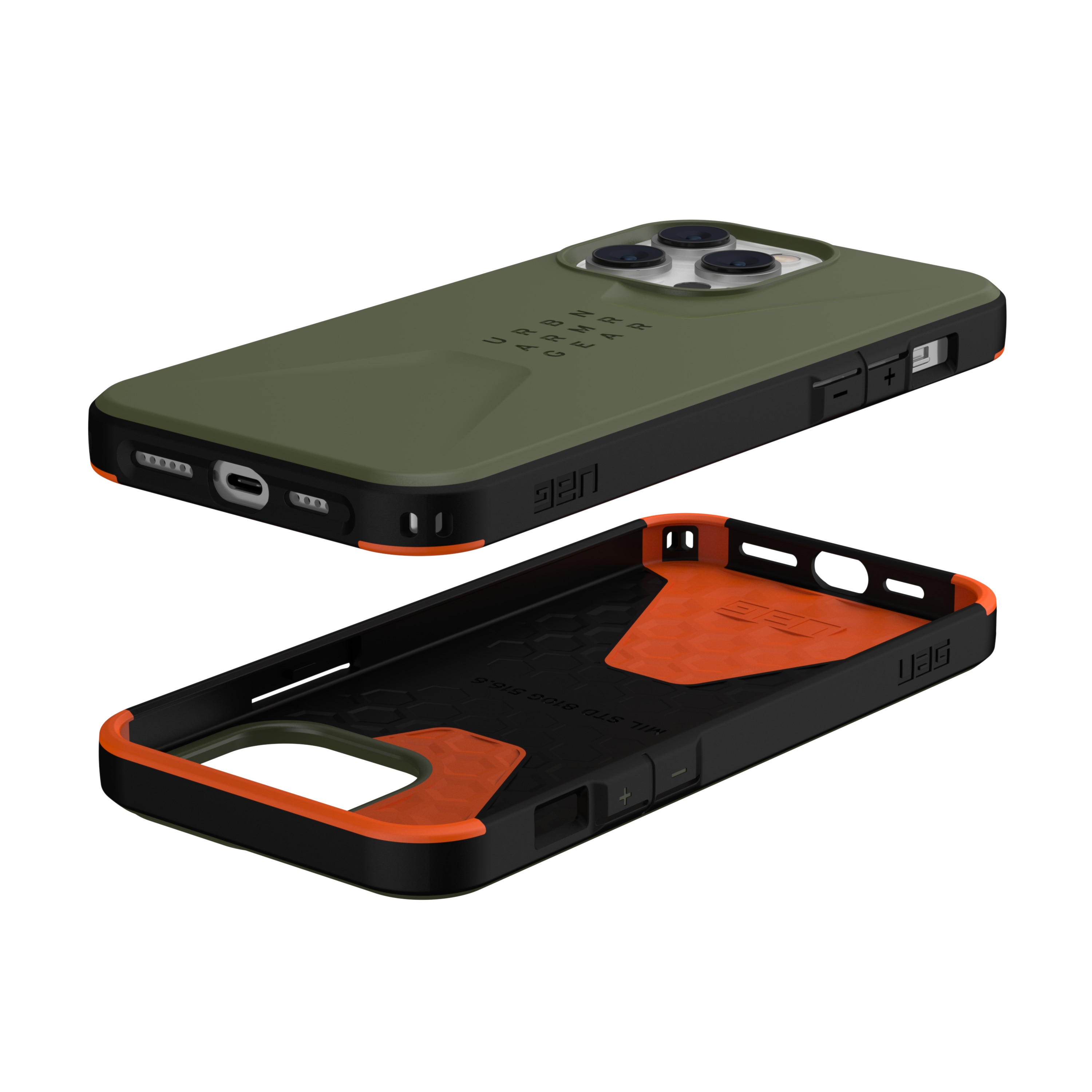 Coque Civilian Series iPhone 14 Pro Max Vert