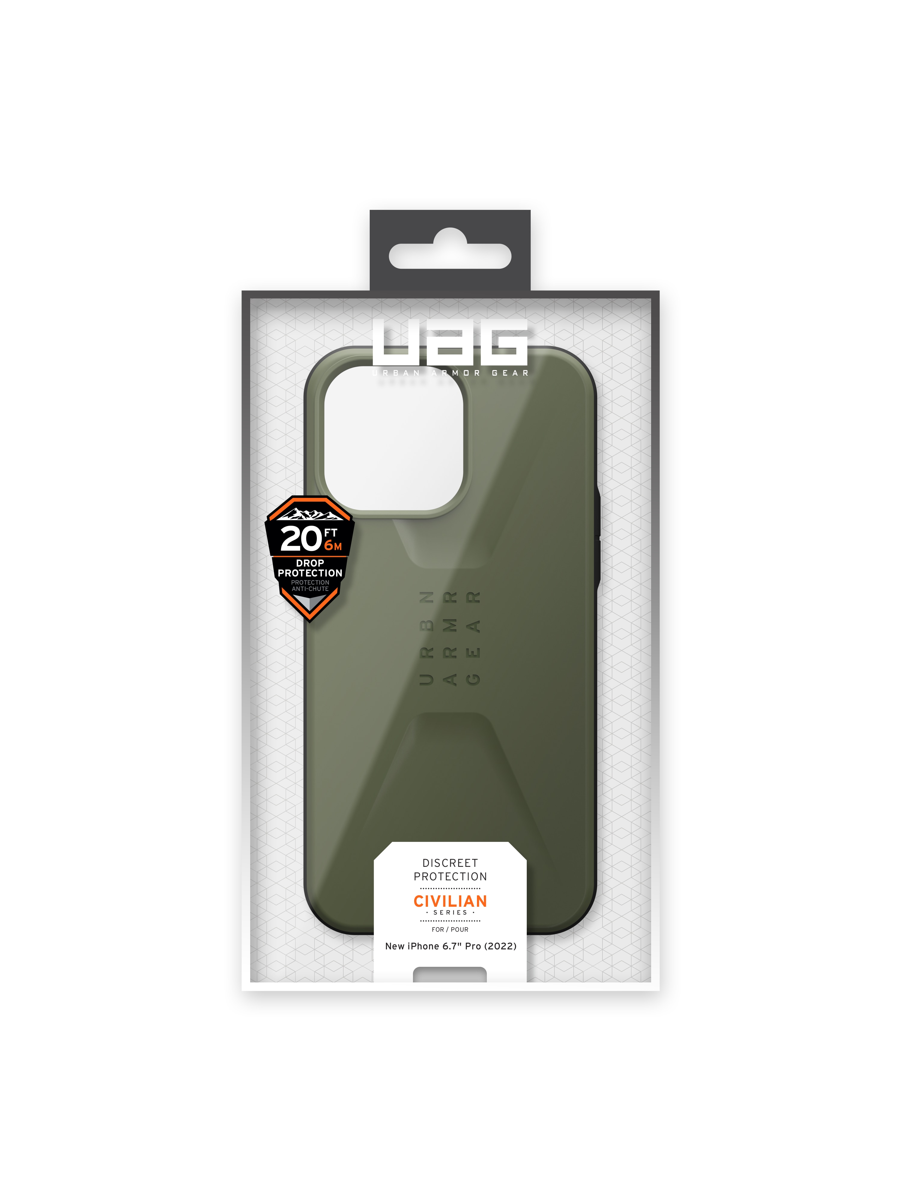 Coque Civilian Series iPhone 14 Pro Max Vert