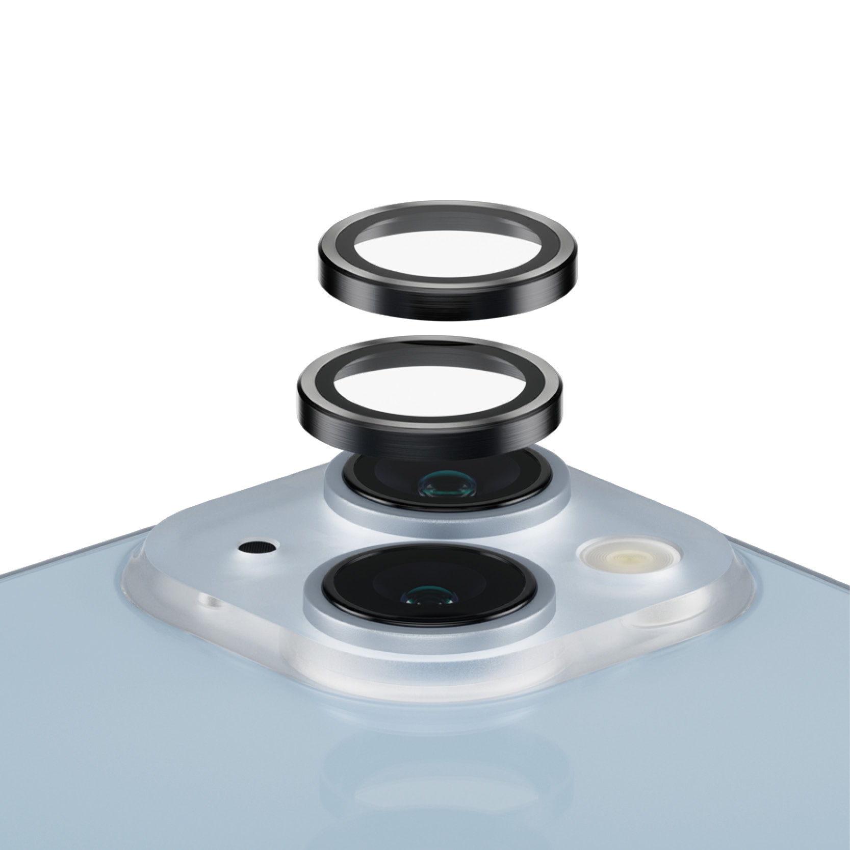 iPhone 14 Plus Hoops Camera Lens Protector, Black
