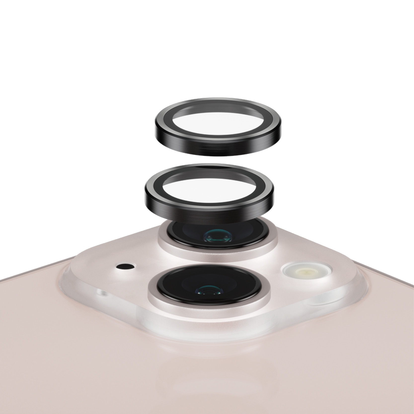 iPhone 13 Mini Hoops Camera Lens Protector, Black