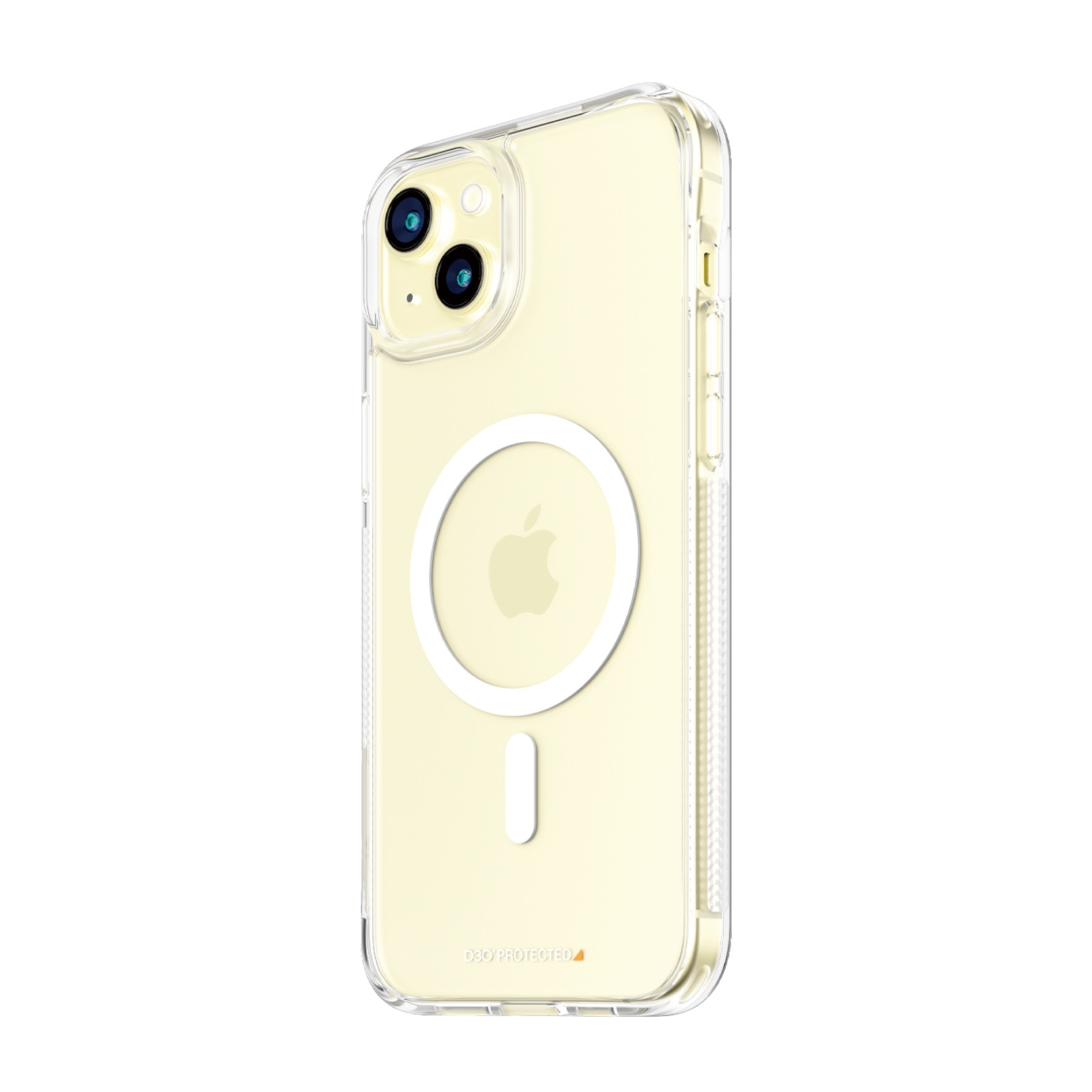 Coque Hardcase D3O MagSafe iPhone 15 Plus, transparent