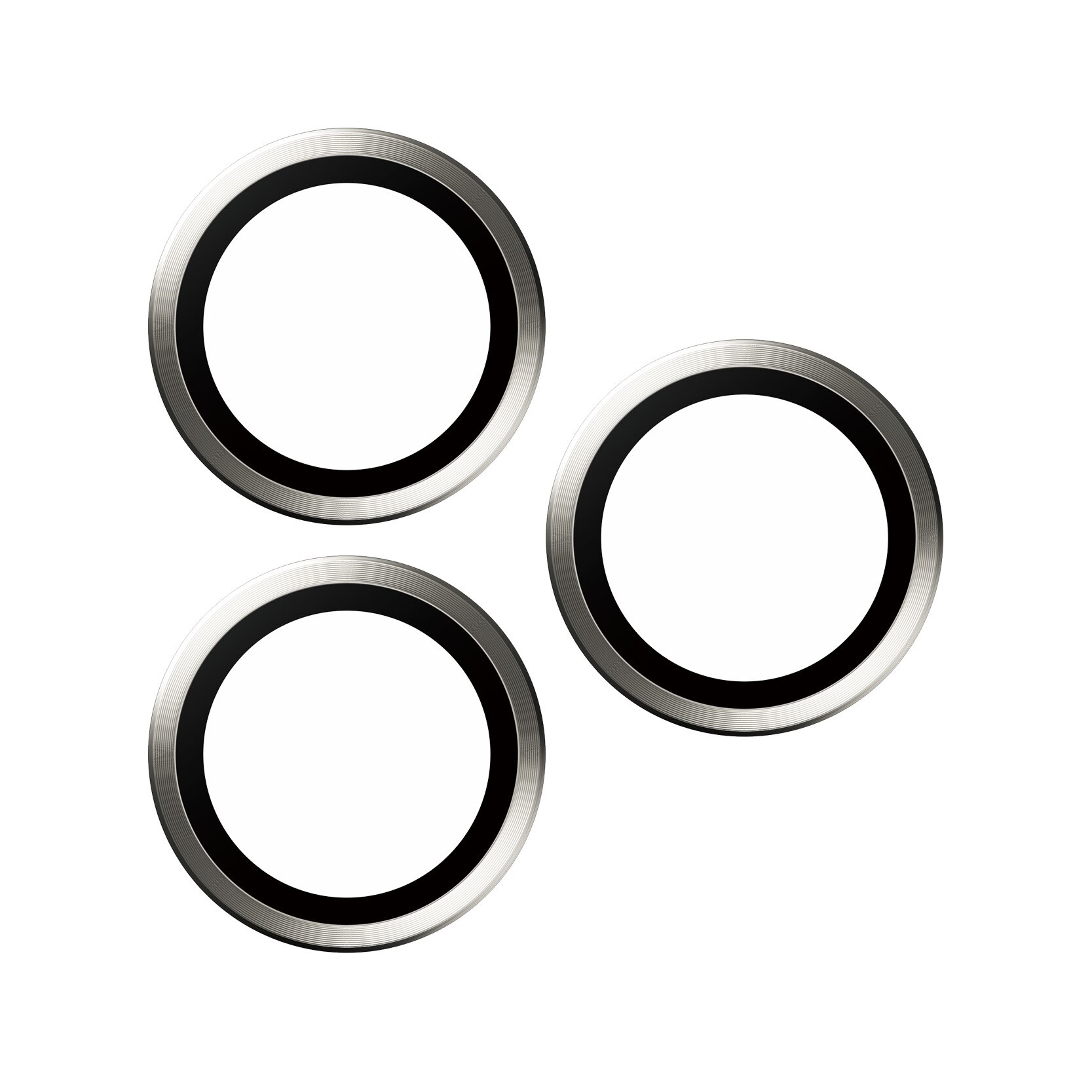 iPhone 15 Pro Max Hoops Camera Lens Protector, Argent