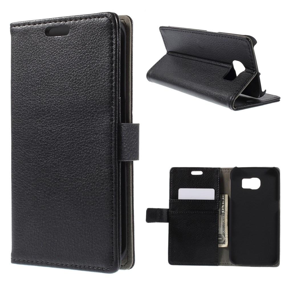 Étui portefeuille Samsung Galaxy S6 Edge Noir