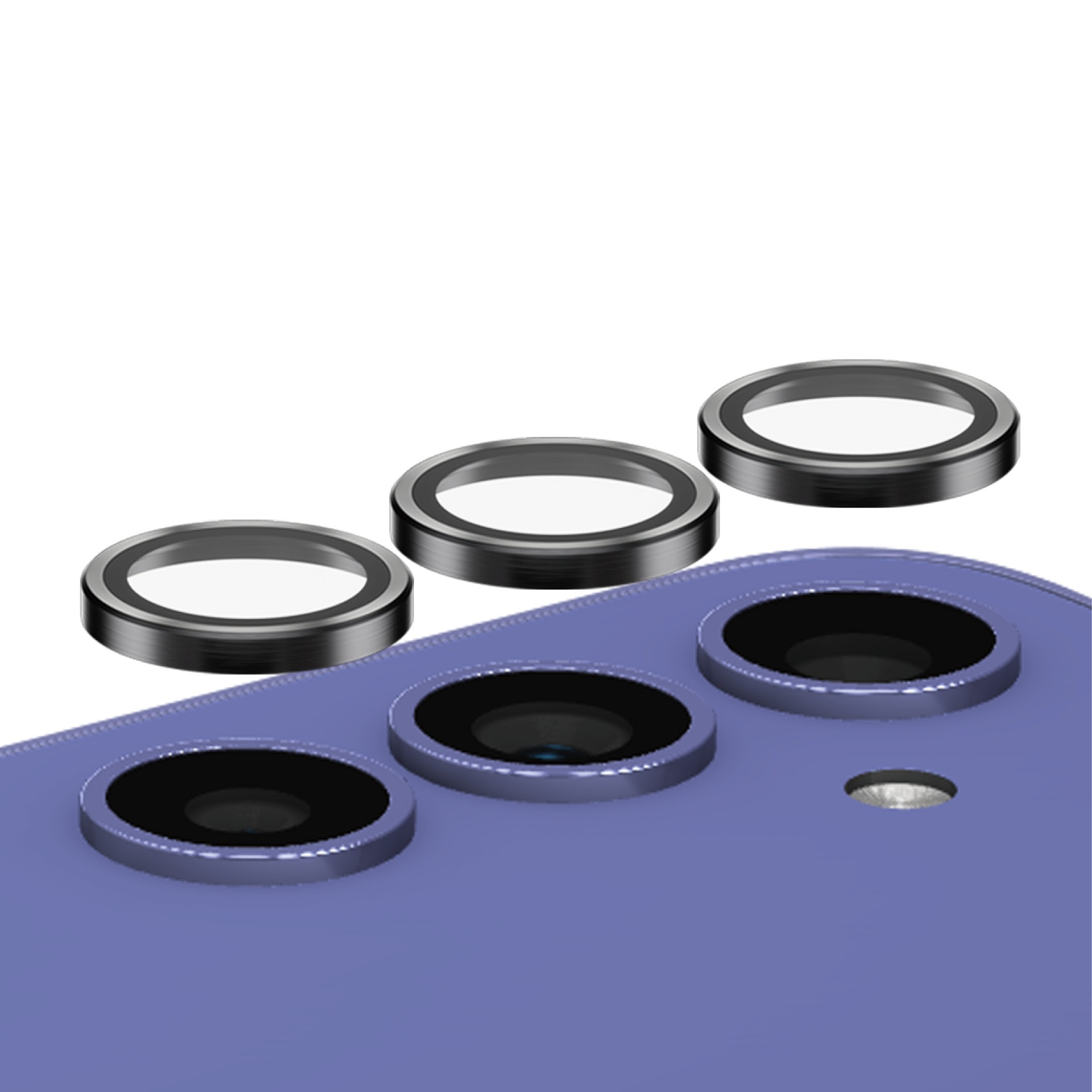 Samsung Galaxy A35 Hoops Camera Lens Protector, Black
