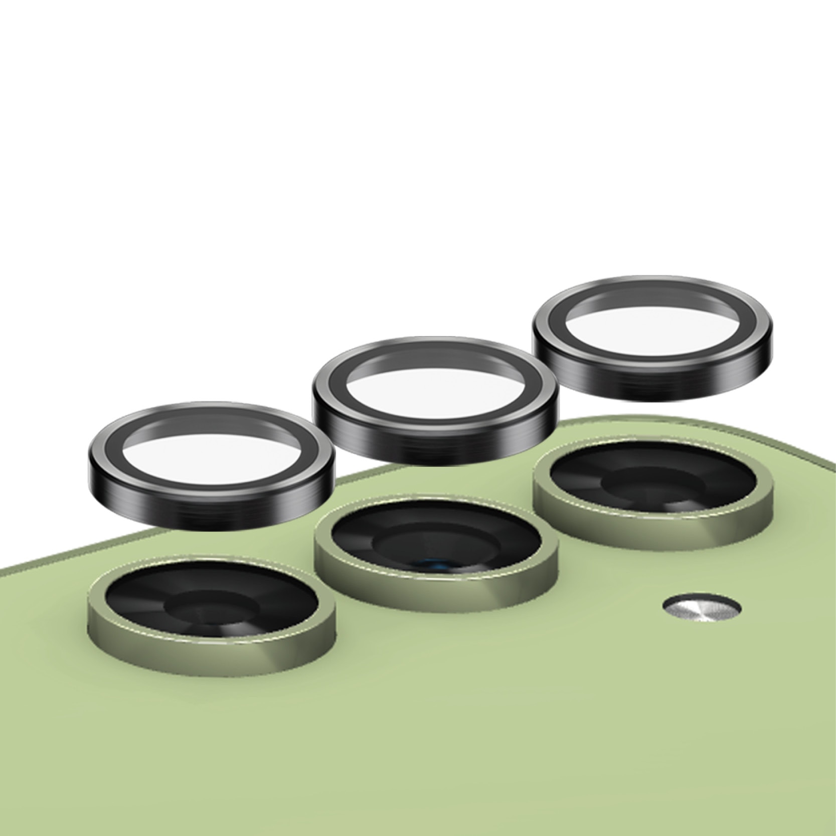 Samsung Galaxy A55 Hoops Camera Lens Protector, Black