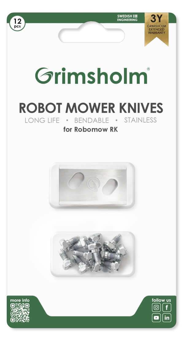 Lames pour Robomow RK4000 Pro (12 pièces)