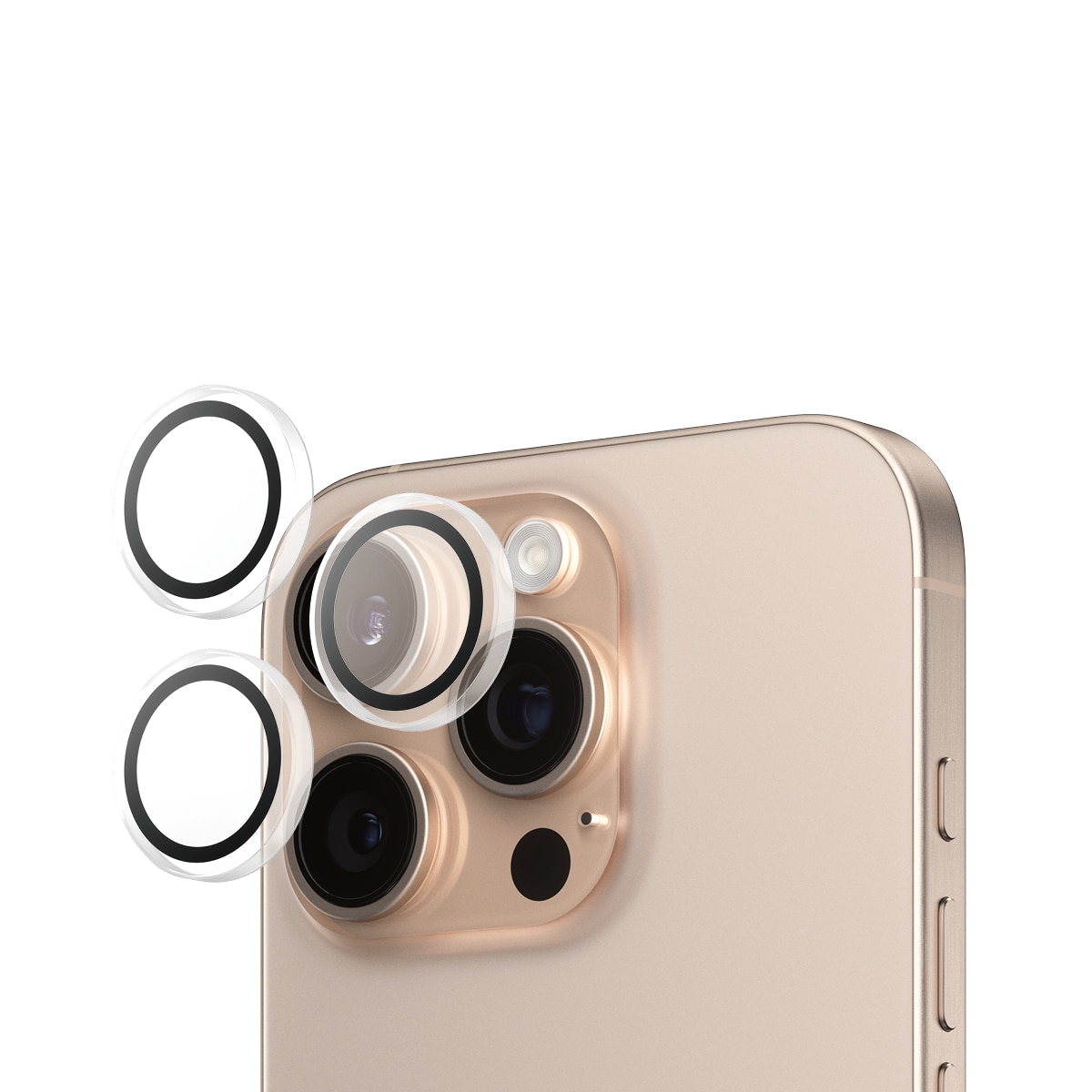 iPhone 16 Pro Max Hoops Camera Lens Protector, Transparent
