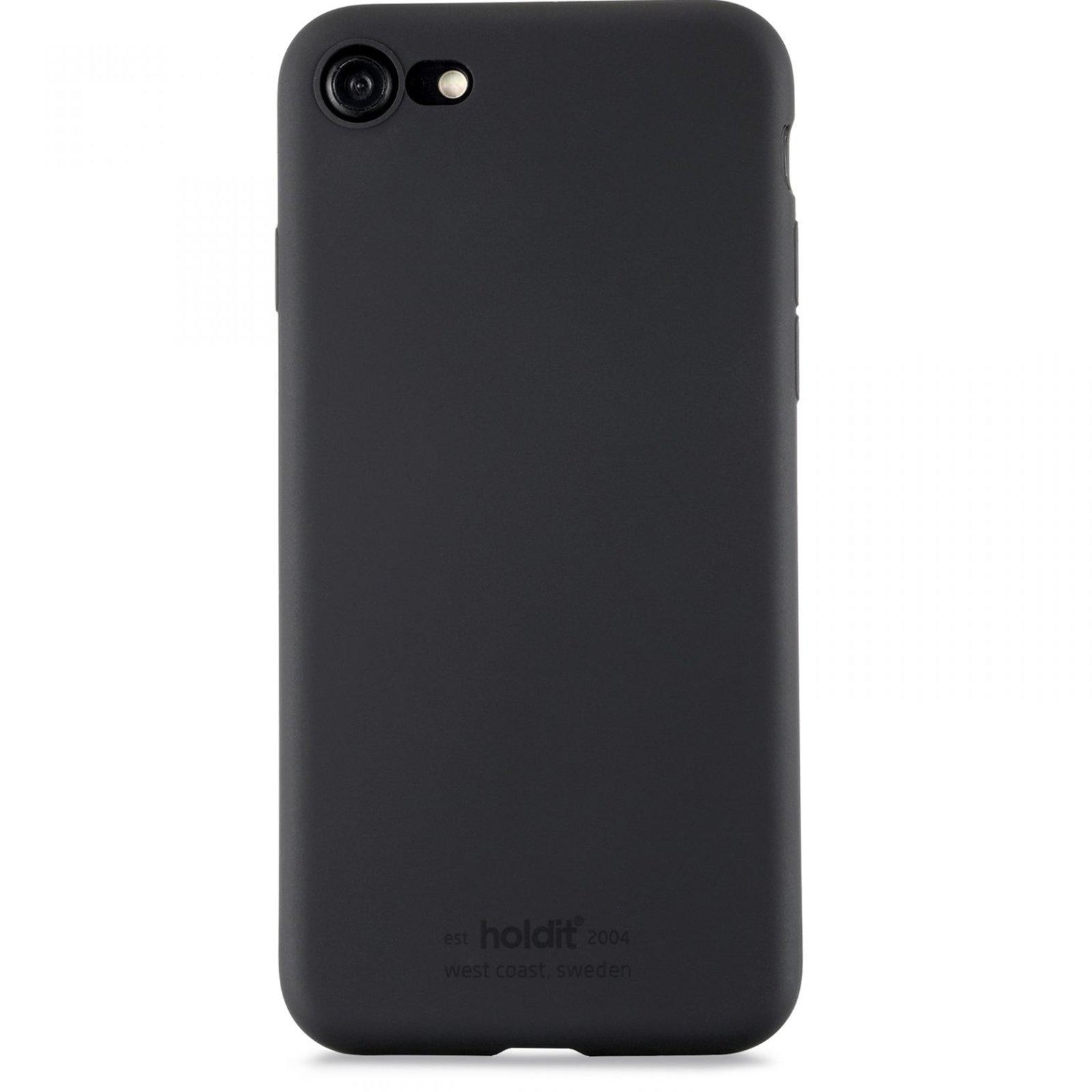Coque en silicone pour iPhone 8, Noir