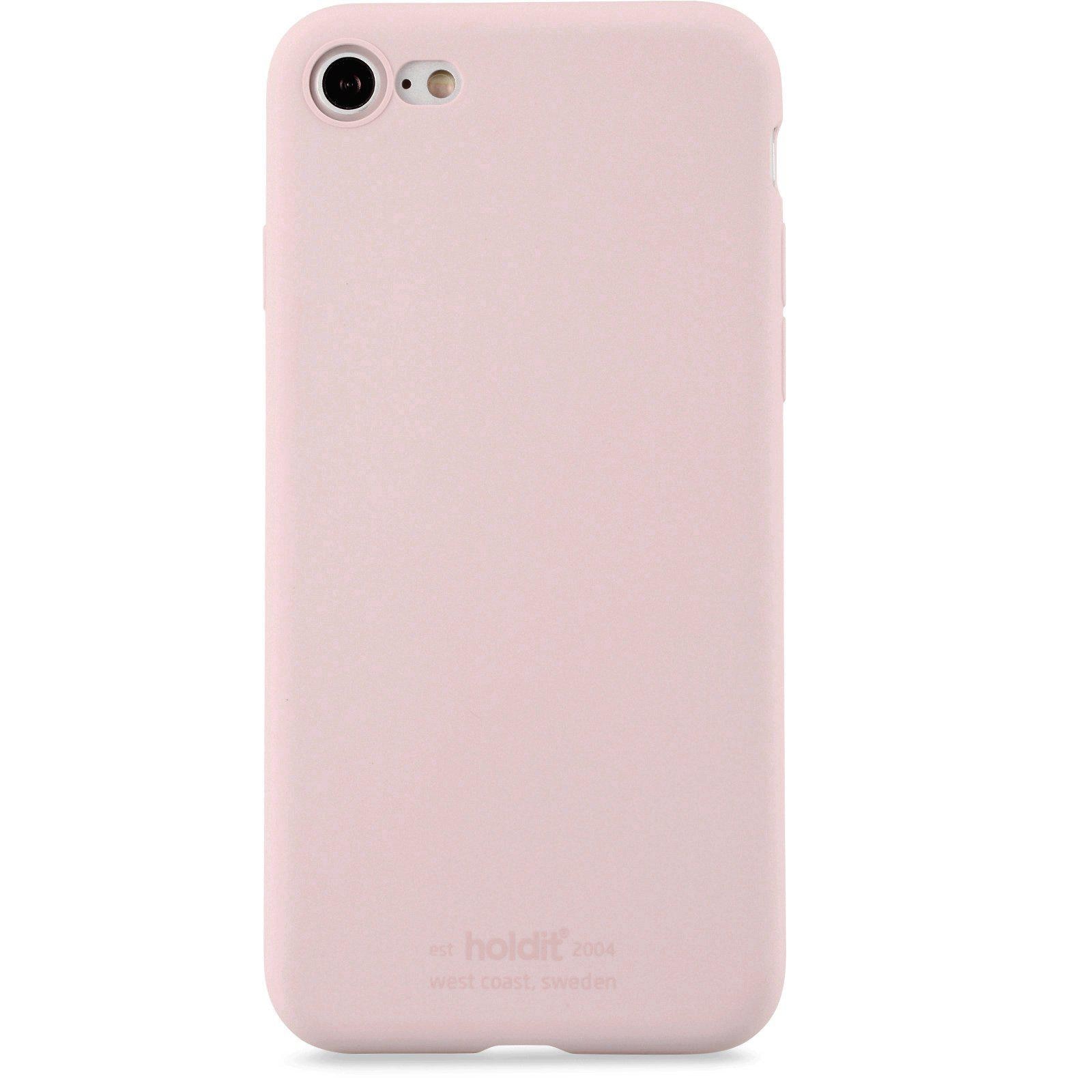 Coque en silicone pour iPhone SE 2022, Rose