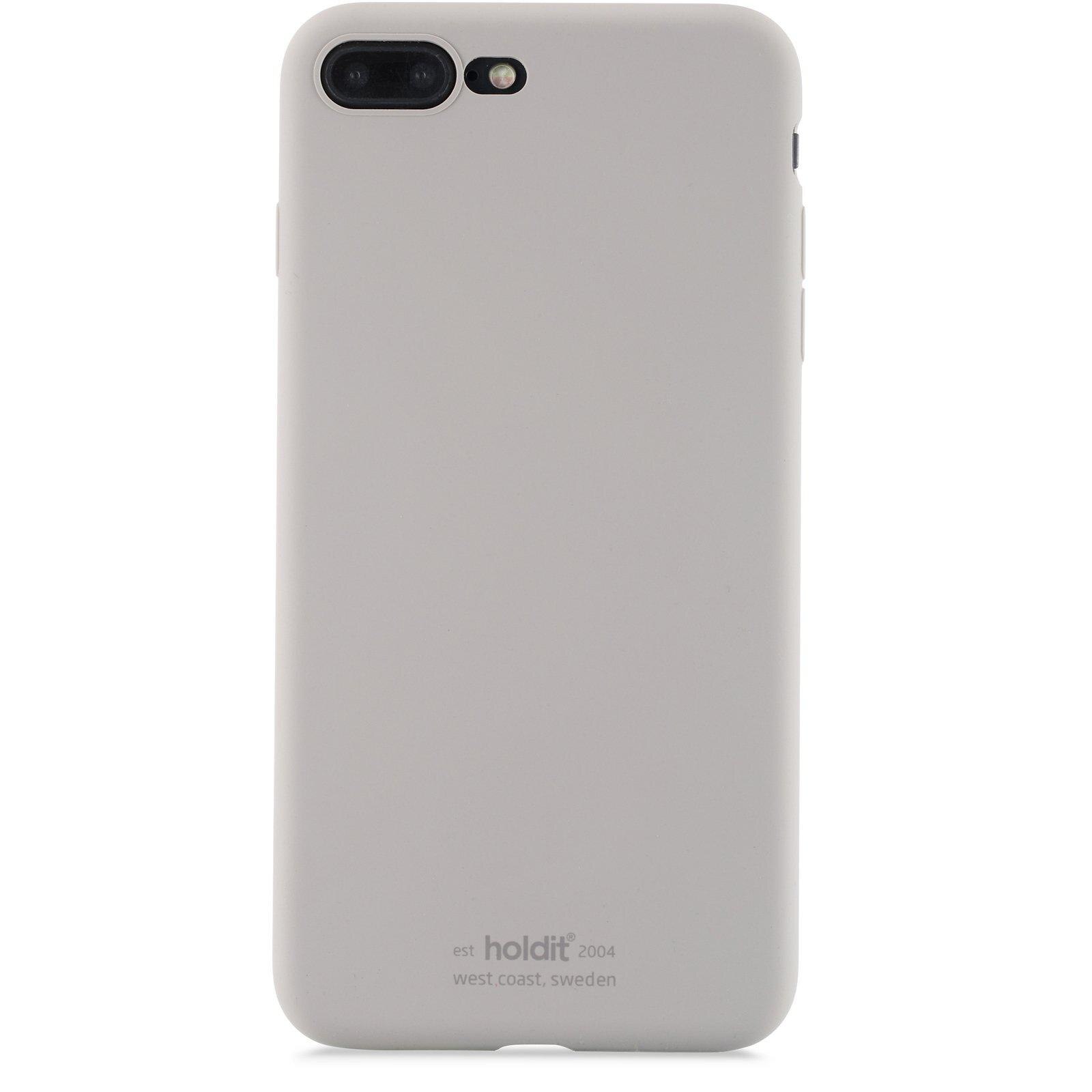 Coque en silicone iPhone 7 Plus/8 Plus, Taupe