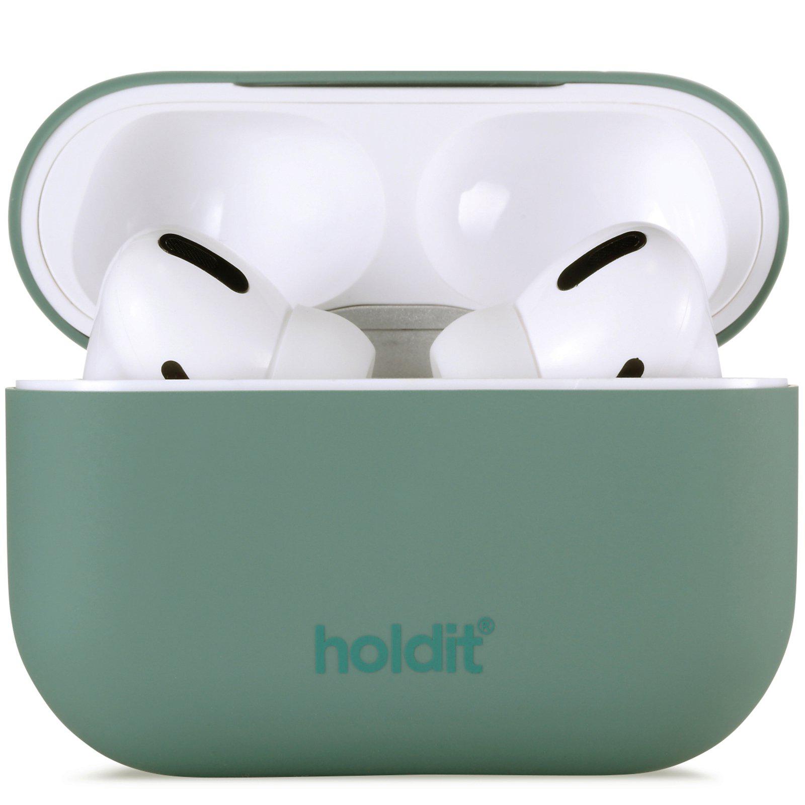 Coque Étui en silicone AirPods Pro 2, Moss Green