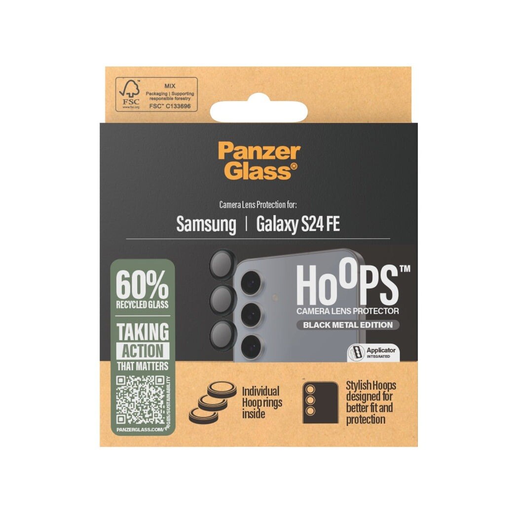 Samsung Galaxy S24 FE Hoops Camera Lens Protector, Noir