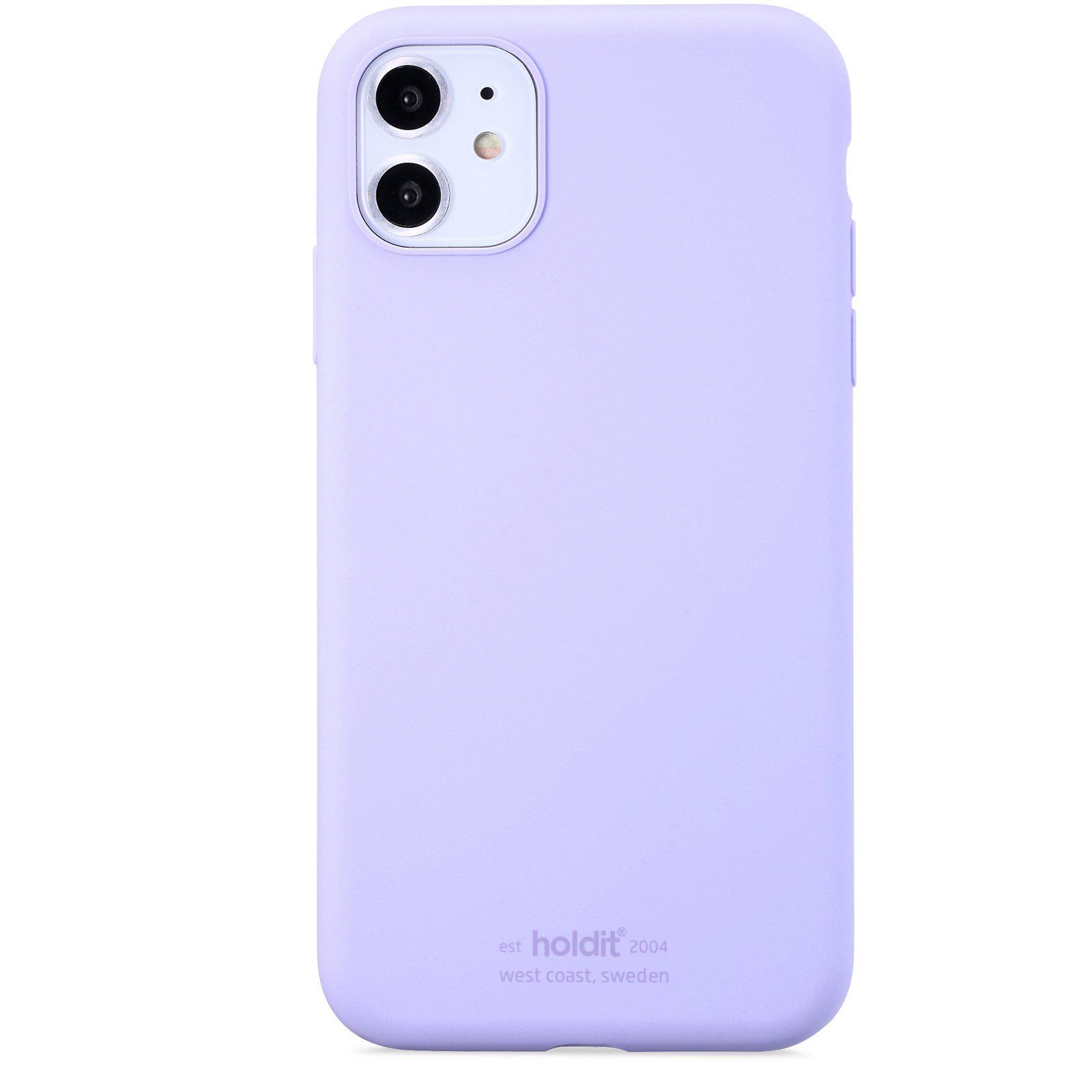 Coque en silicone pour iPhone Xr, Lavender