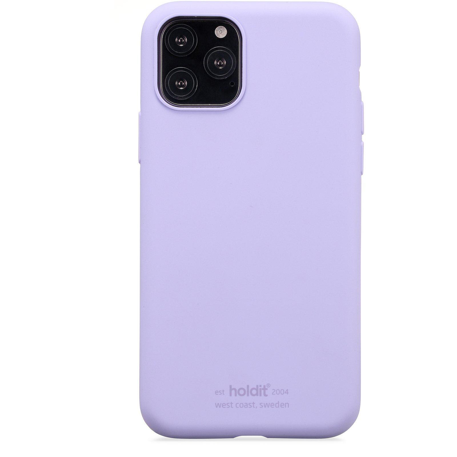 Coque en silicone pour Apple iPhone 11 Pro/iPhone X/XS, Violet