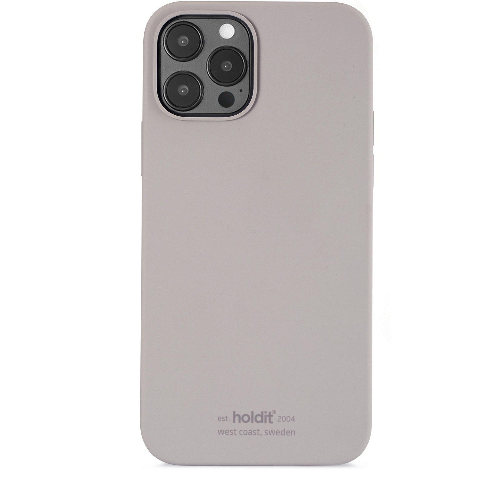 Coque en silicone iPhone 12/12 Pro, Taupe