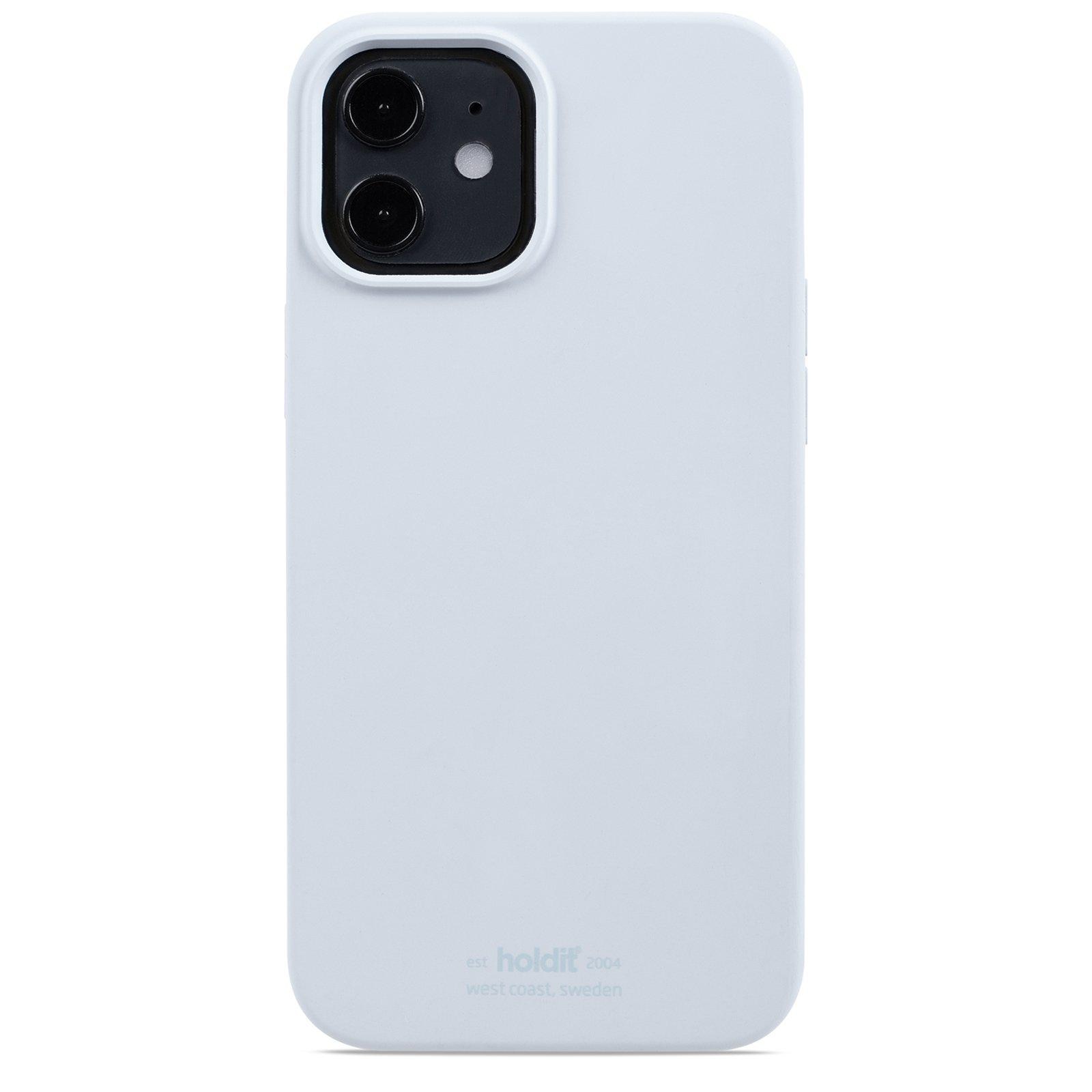 Coque en silicone pour iPhone 12/iPhone 12 Pro, Bleu
