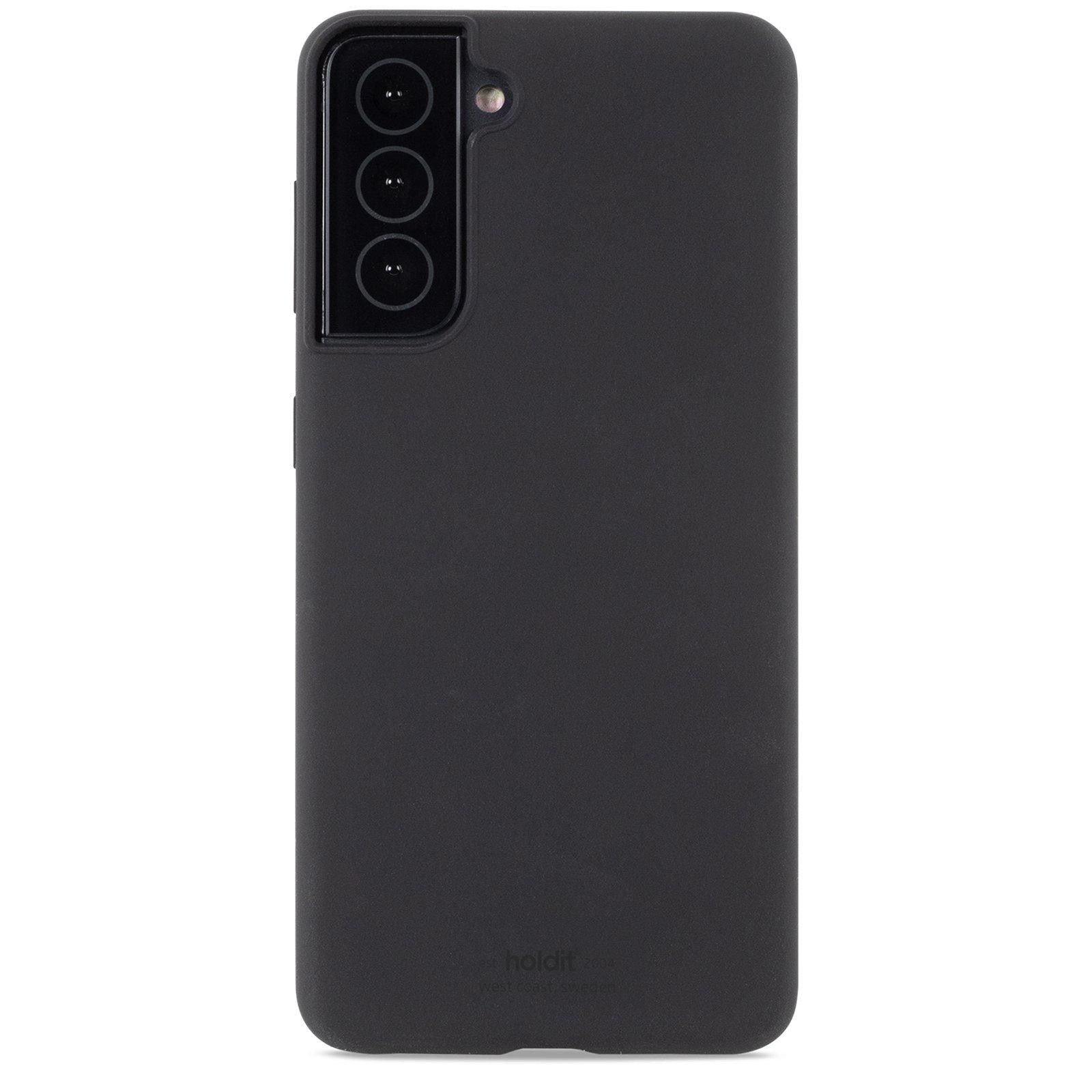 Coque en silicone pour Samsung Galaxy S21, Noir