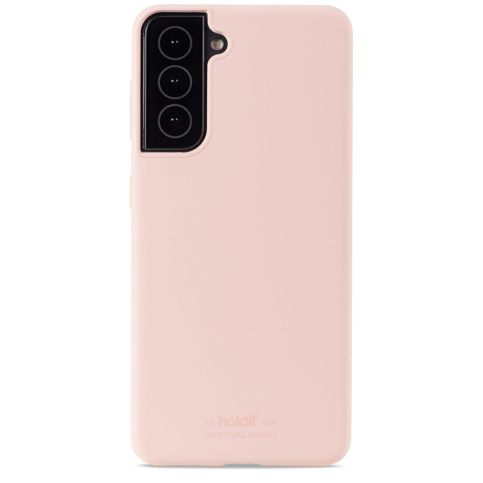 Coque en silicone Samsung Galaxy S21, Blush Pink
