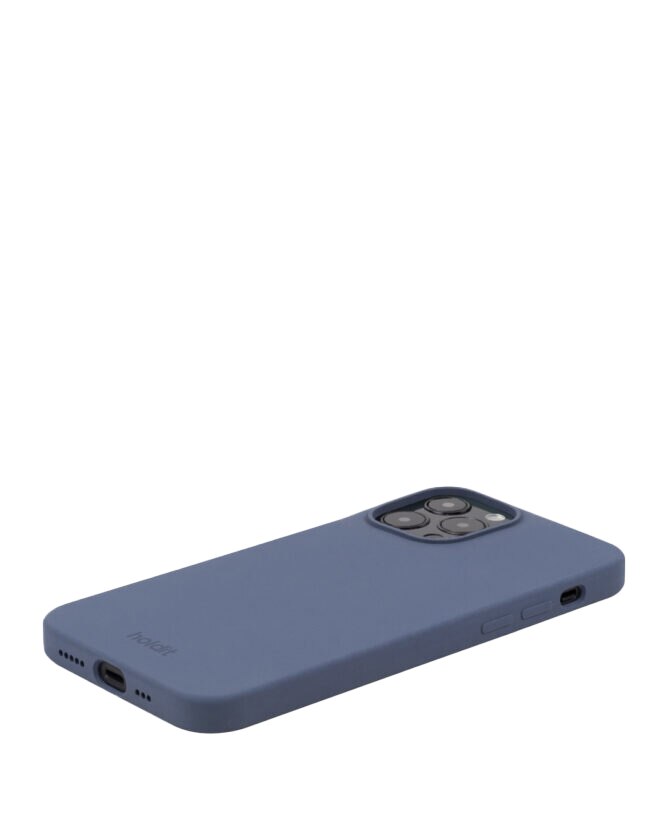 Coque en silicone pour iPhone 14 Pro Max, Pacific Blue