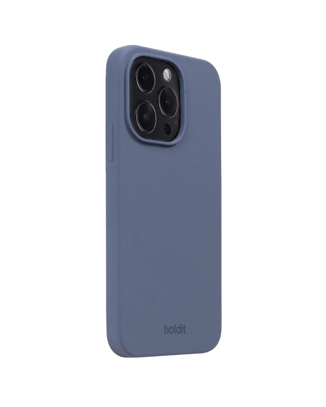 Coque en silicone iPhone 14 Pro, Pacific Blue