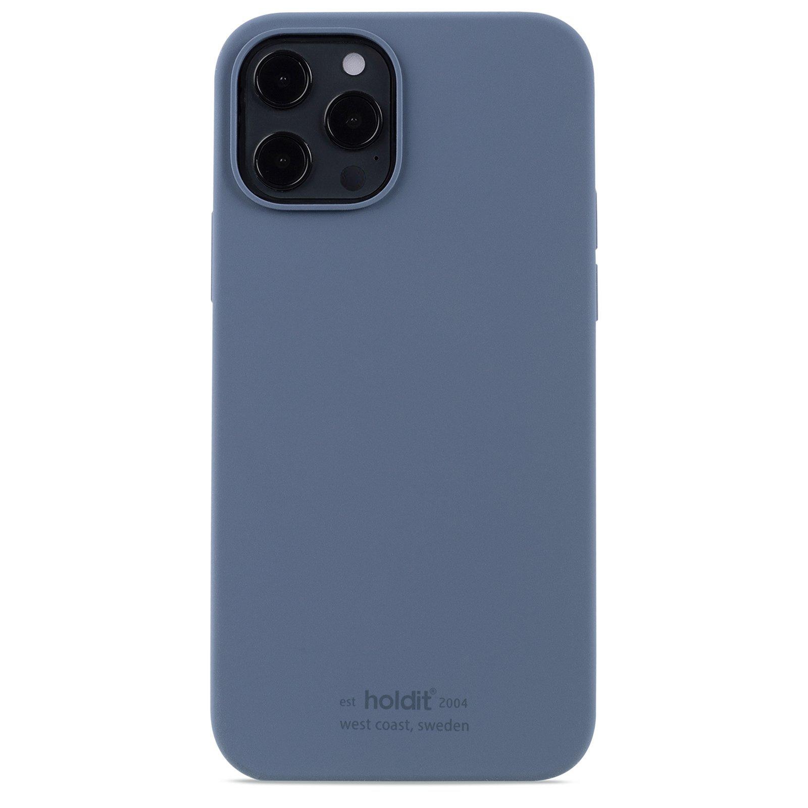 Coque en silicone iPhone 12/12 Pro, Pacific Blue