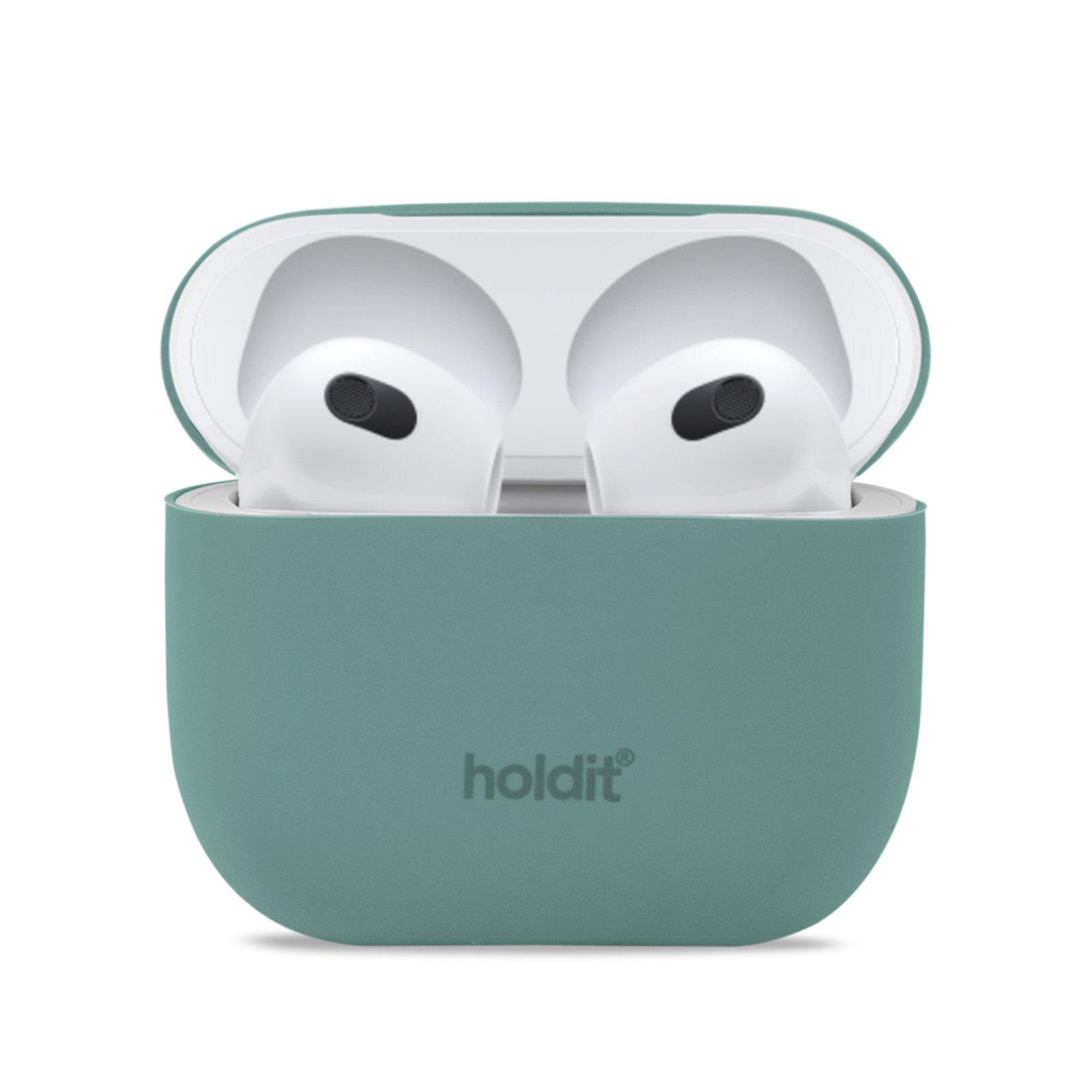 Coque Étui en silicone AirPods 3, Moss Green