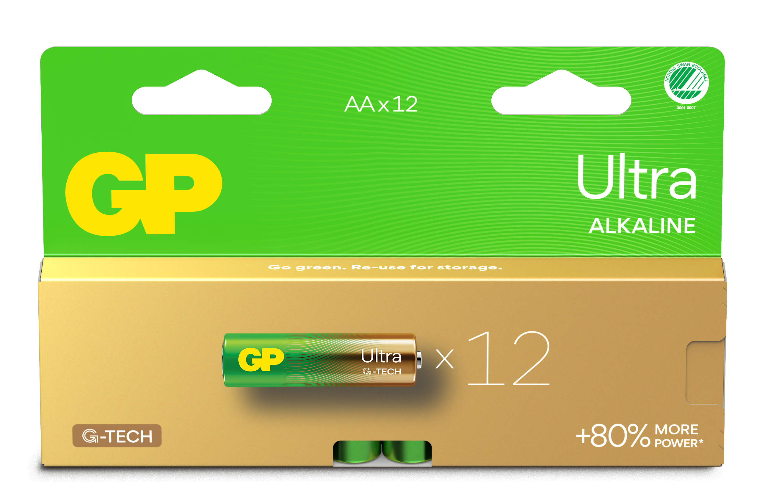 Pile alcaline AA Ultra 15AU/LR6 (12 pièces)
