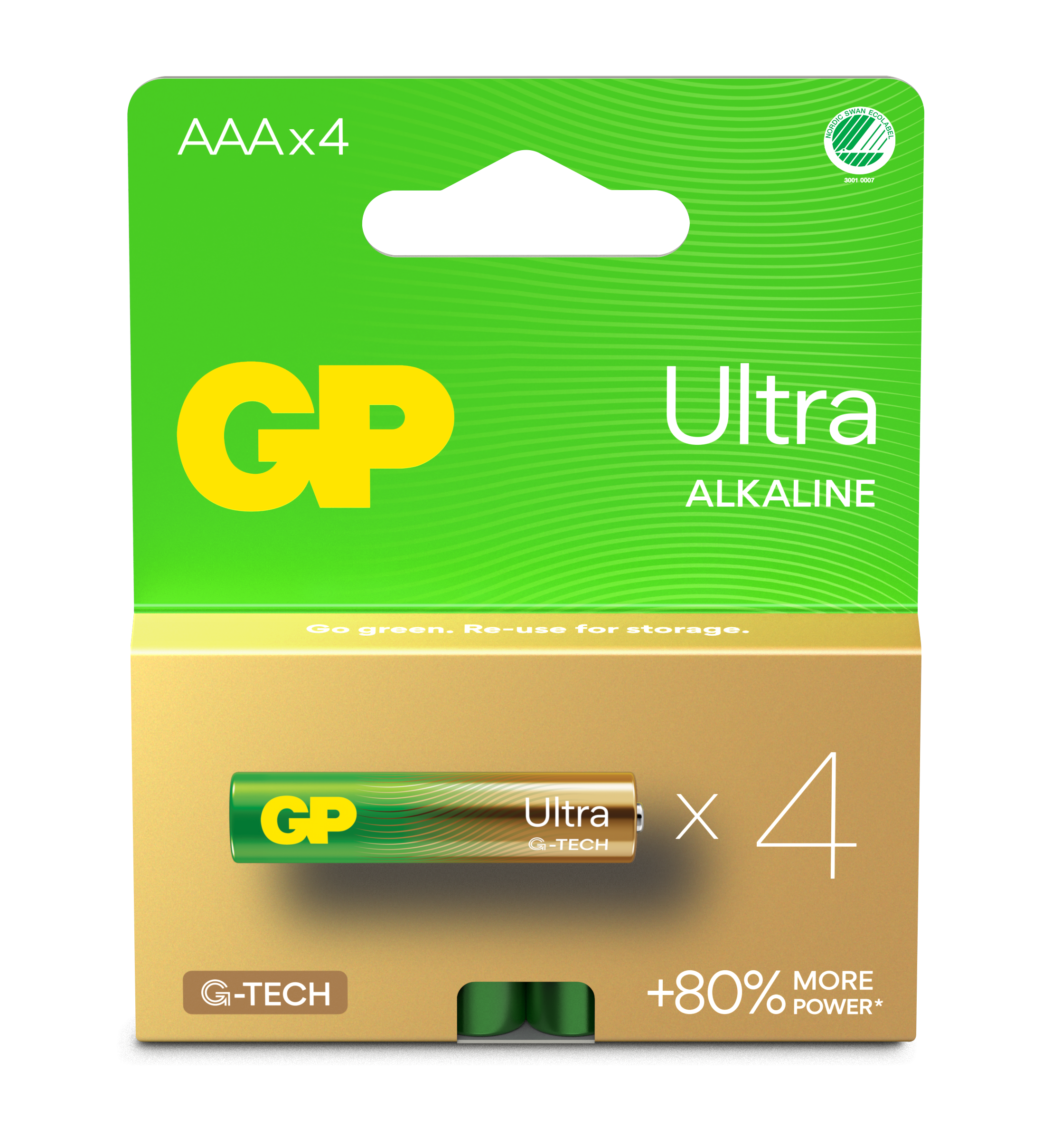 Pile alcaline AAA Ultra 24AU/LR03(4 pièces)
