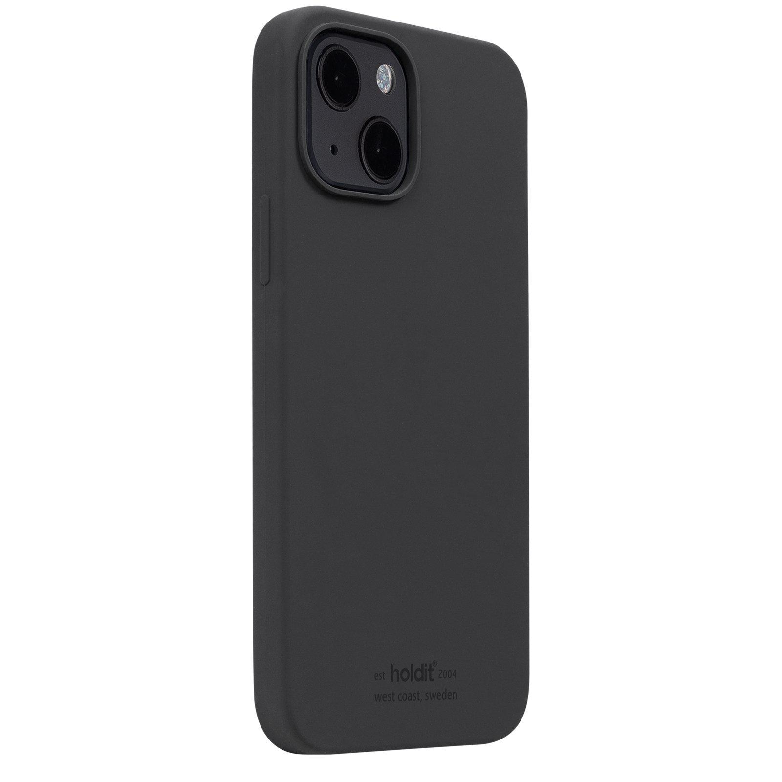 Coque en silicone pour iPhone 13 Mini, Black