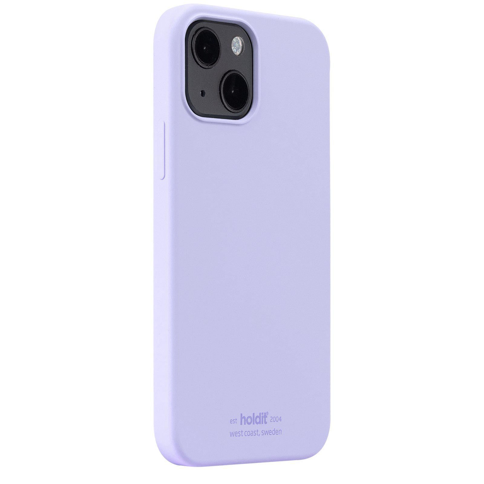 Coque en silicone pour iPhone 14 Plus, Lavender