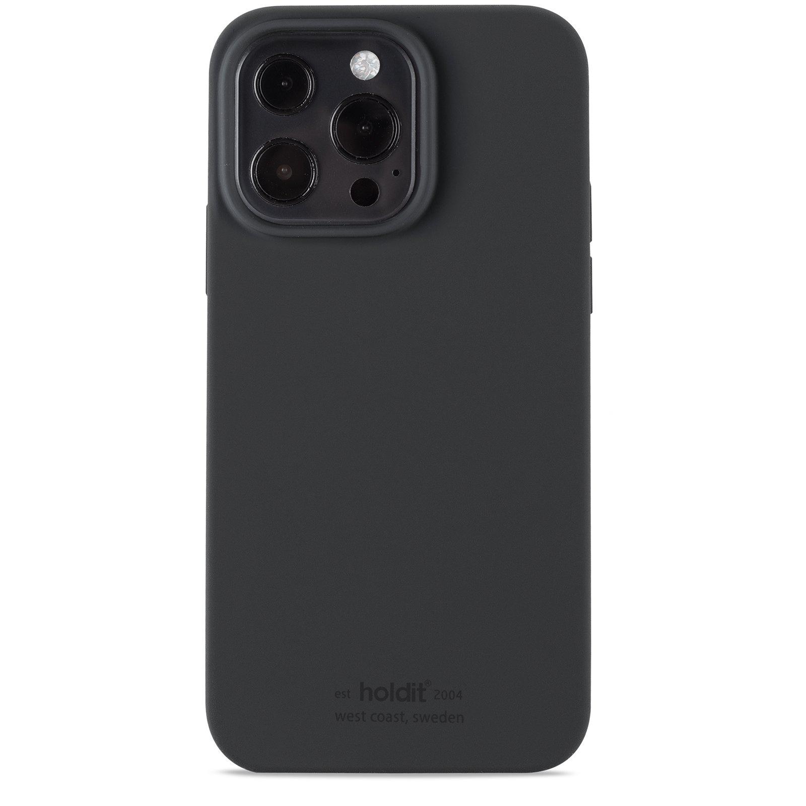 Coque en silicone iPhone 14 Pro Max, Black