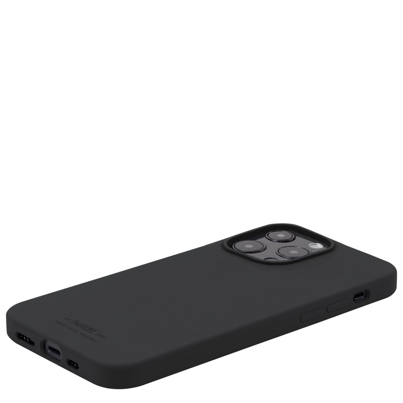Coque en silicone pour iPhone 13 Pro, Black