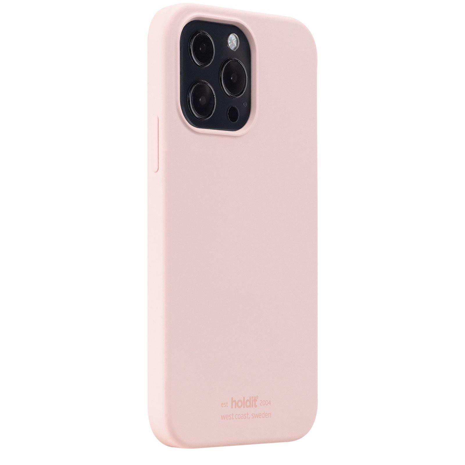 Coque en silicone pour iPhone 13 Pro Max, Blush Pink