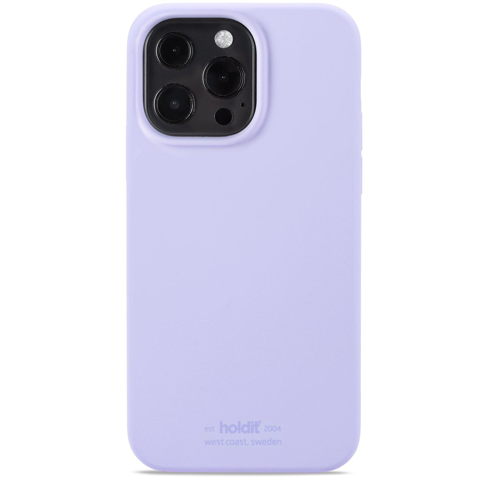 Coque en silicone pour iPhone 13 Pro Max, Violet