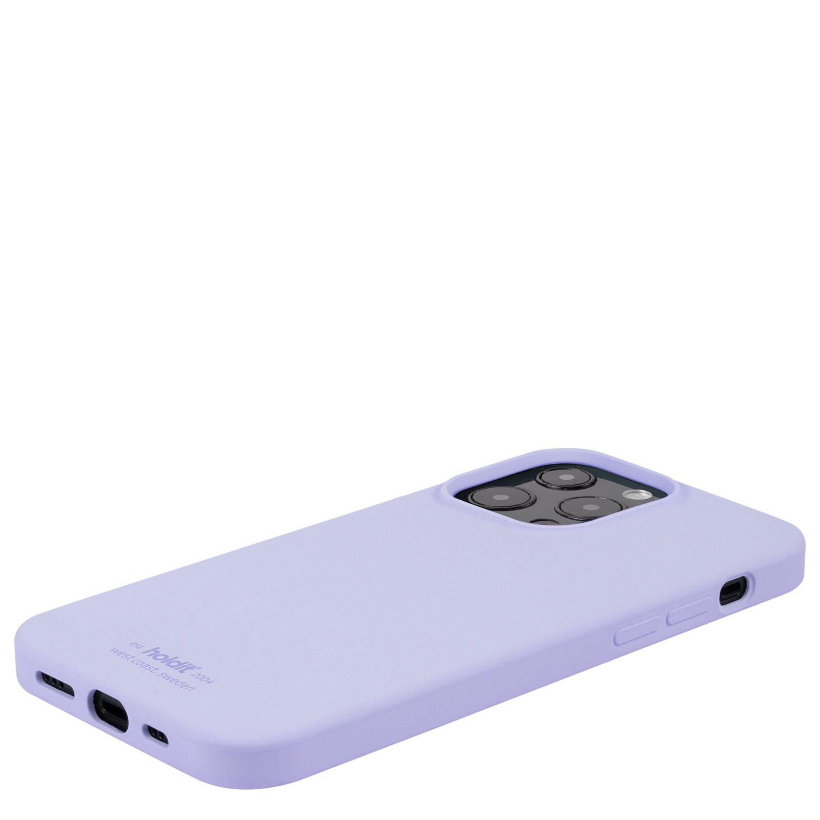 Coque en silicone pour iPhone 13 Pro Max, Violet