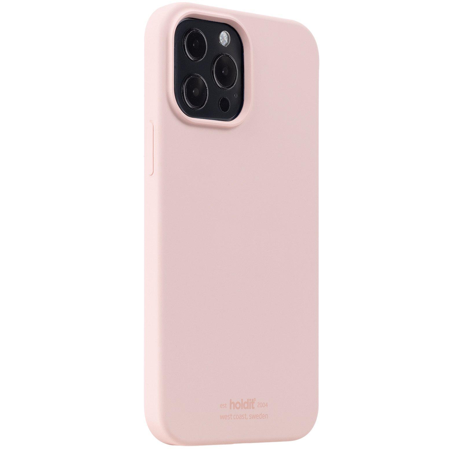 Coque en silicone iPhone 14 Pro Max, Blush Pink