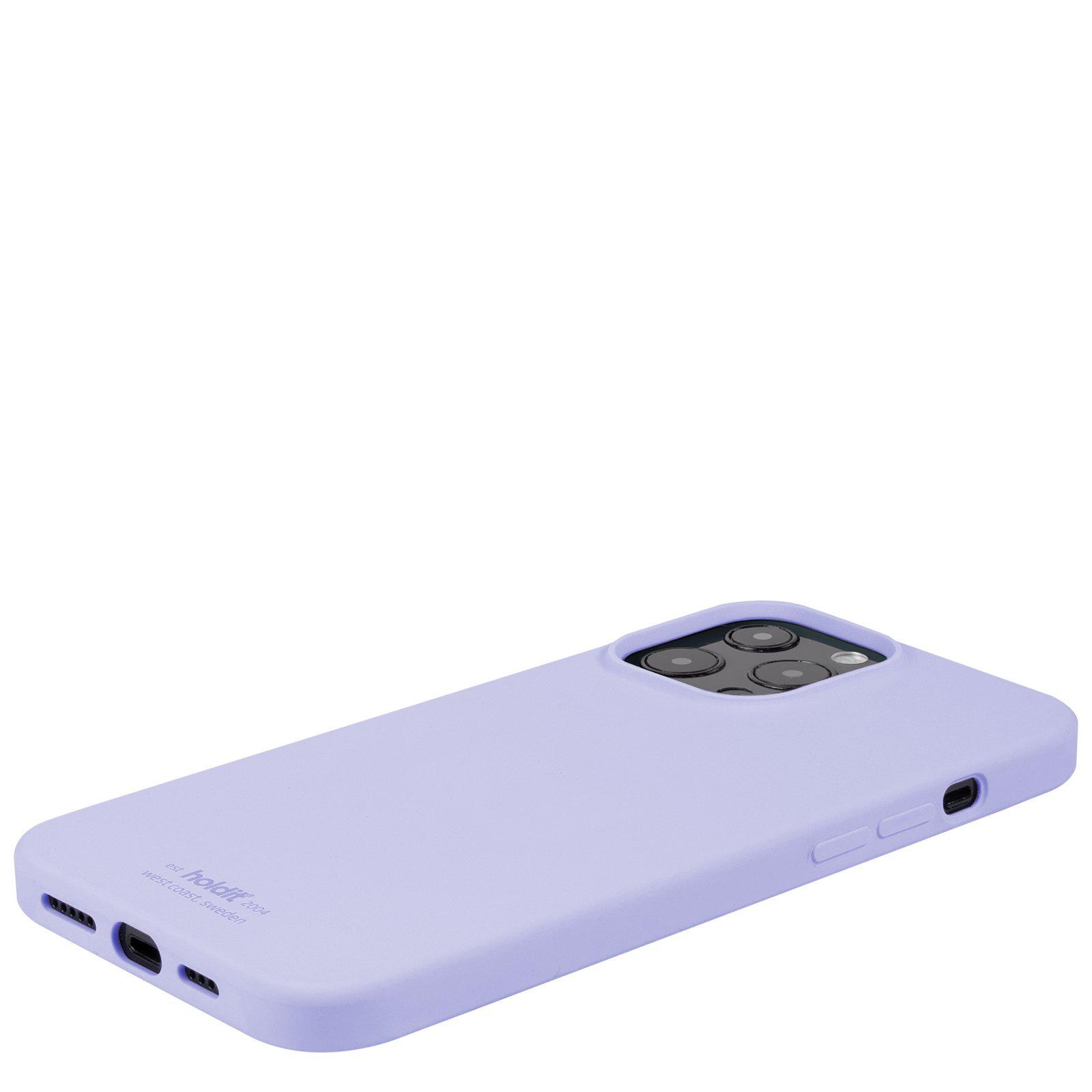 Coque en silicone pour iPhone 14 Pro, Violet