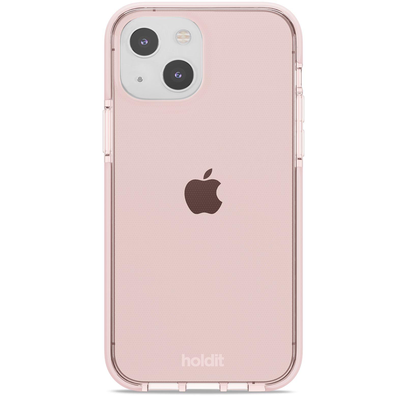 Seethru Coque iPhone 13, Pink